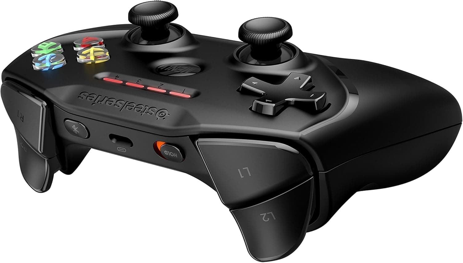 SteelSeries Bluetooth接続 Apple製デバイス対応ワイヤレスゲーミングパッド（ブラック）Nimbus 69070 MFi認証 iPhone
