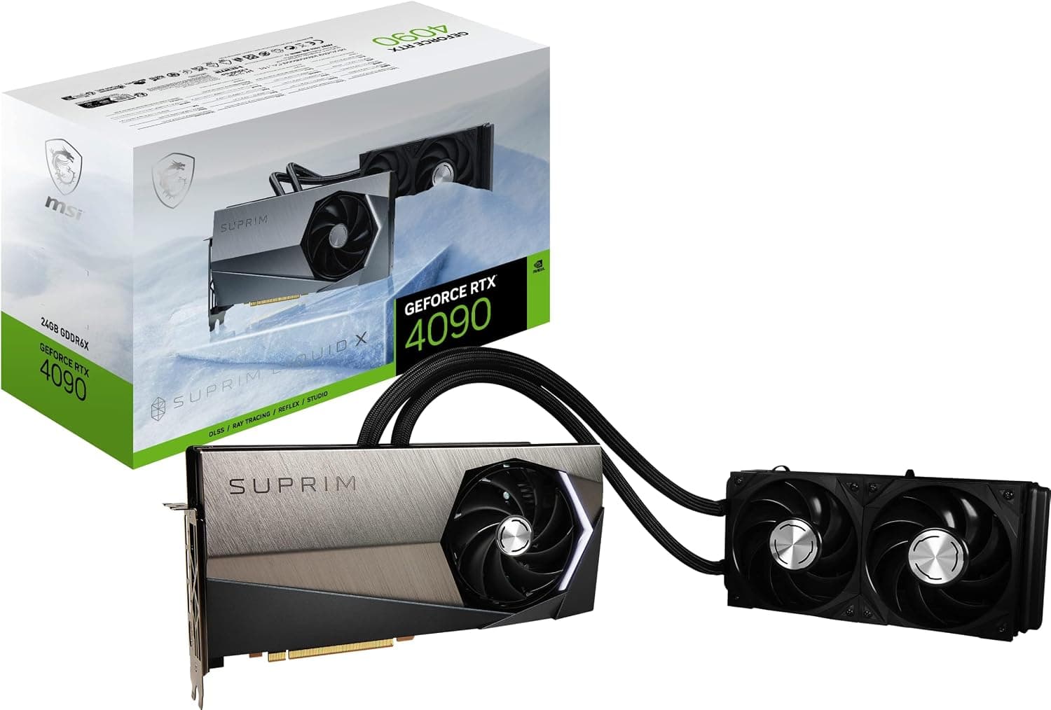 MSI GeForce RTX 4090 SUPRIM LIQUID X 24G グラフィックスボード VD8261