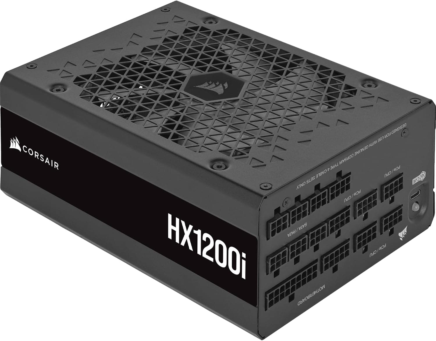 CORSAIR HX1200i (2025) 完全モジュラー超低ノイズATX電源 12V-2x6ケーブル付き – ATX 3.1 & PCIe 5.1準拠
