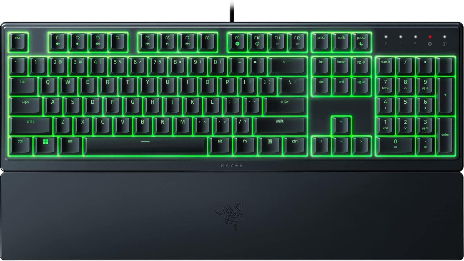 Razer Ornata V3 X ロープロファイルメンブレンキーボード Razer Chroma RGB (ハイブリッドメンブレンスイッチ