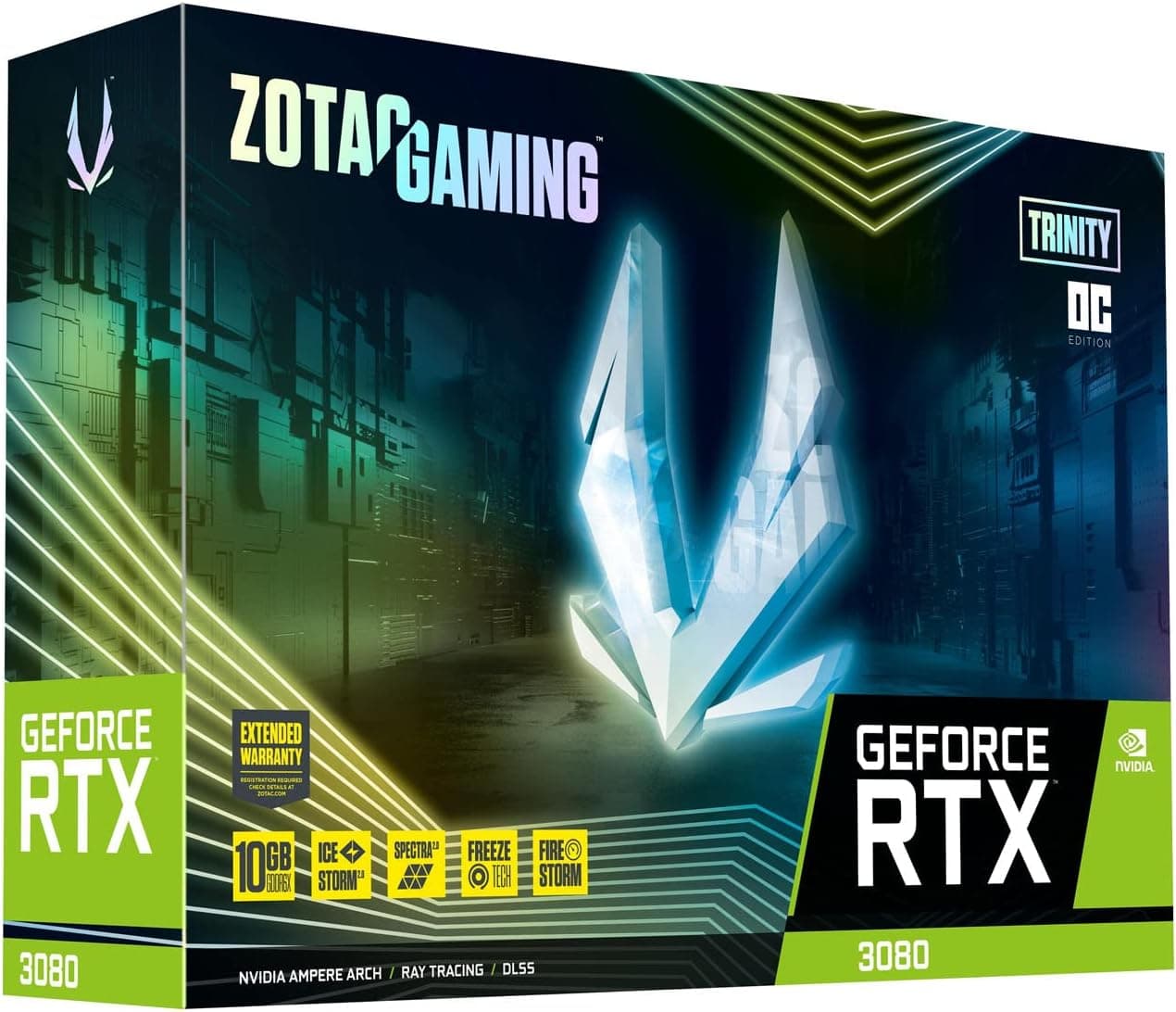 ZOTAC GAMING GeForce RTX 3080 Trinity OC LHR グラフィックスボード ZT-A30800J-10PLHR VD7781