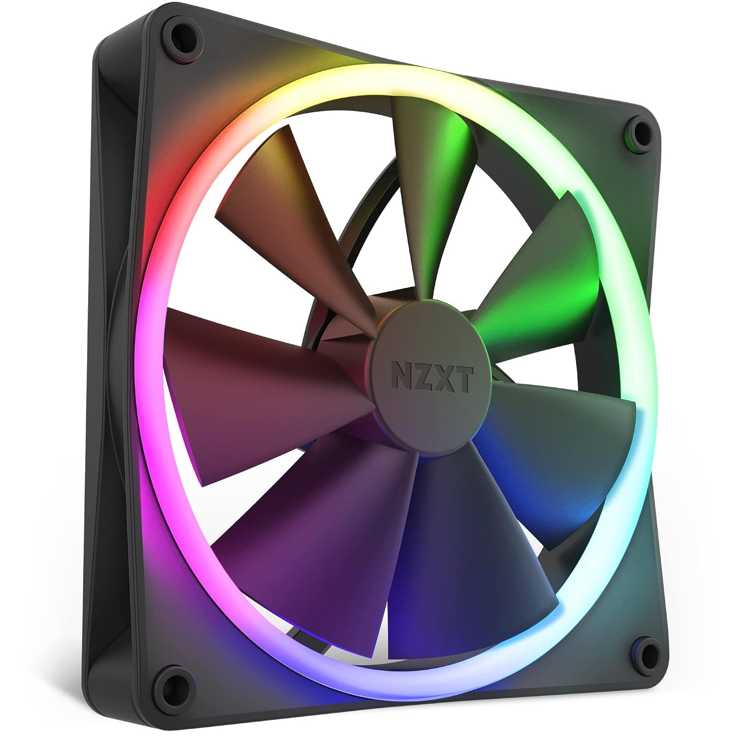NZXT F120RGB 120mm x3 & RGBコントローラ付属ホワイト PCケースファン RF-R12TF-W1 FN1764