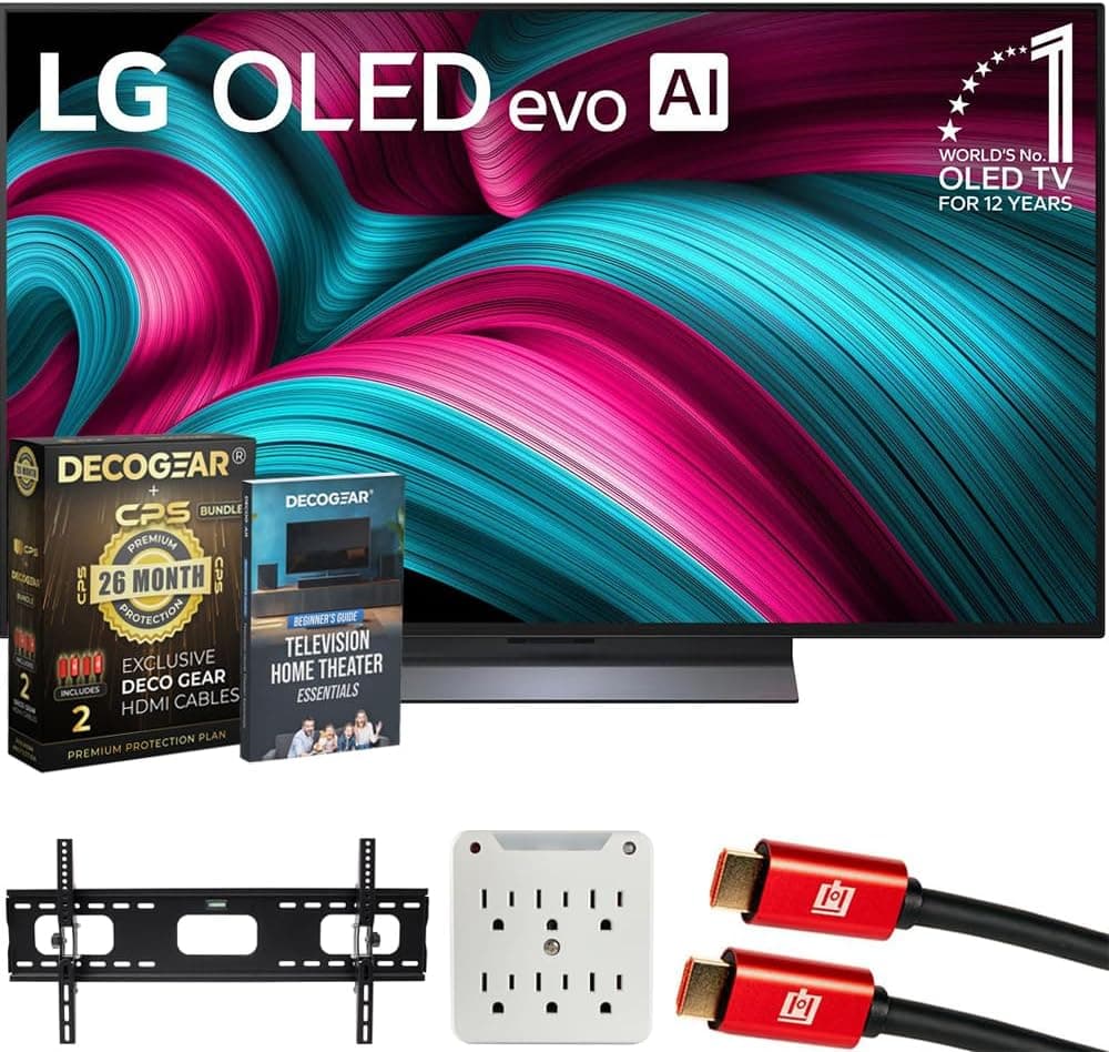 LG OLED48C5PUA 48インチ C5 OLED evo 4K UHD webOS TV 2025 バンドル CPS専用 26ヶ月保護 HDMIケーブル2本付き壁掛け