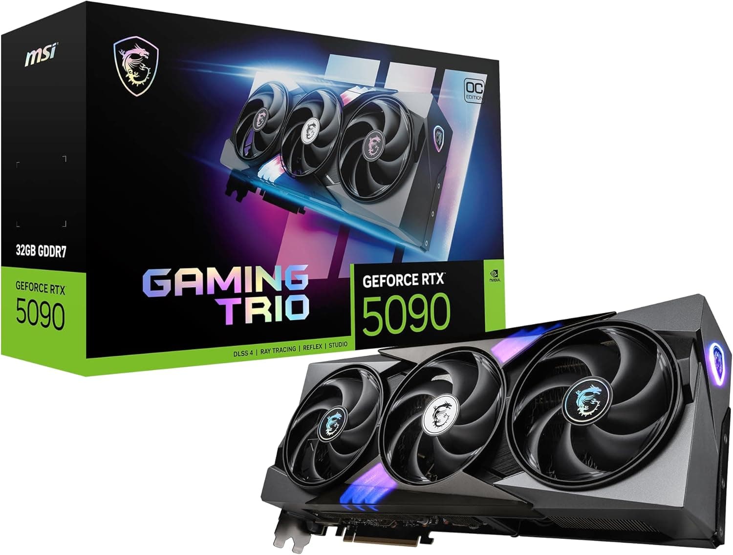 MSI Gaming RTX 5090 32G Gaming Trio OC グラフィックスカード (32GB GDDR7