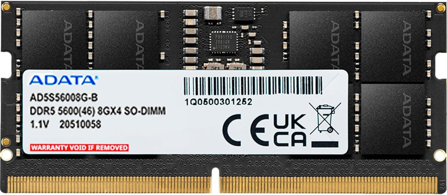 Adata Premier 8GB 5600MHz SO-DIMM ノートパソコンメモリ
