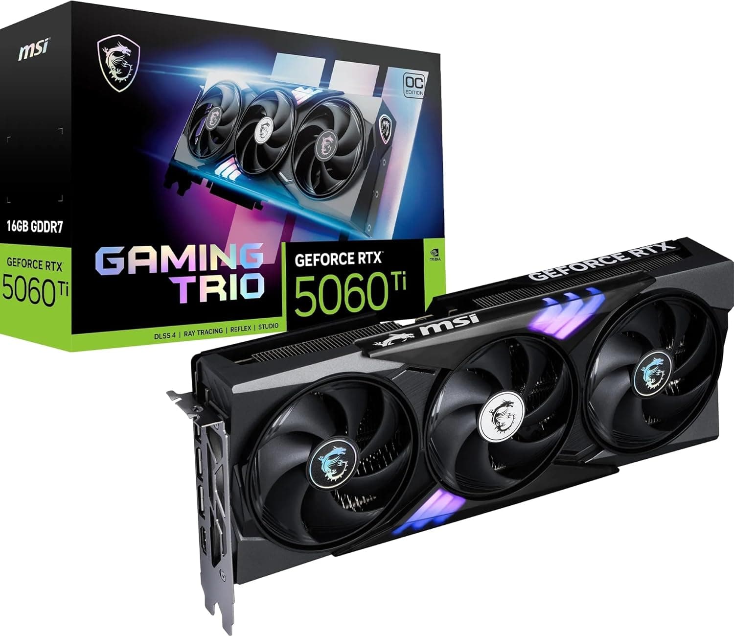 MSI GeForce RTX 5060 Ti 16G GAMING TRIO OC