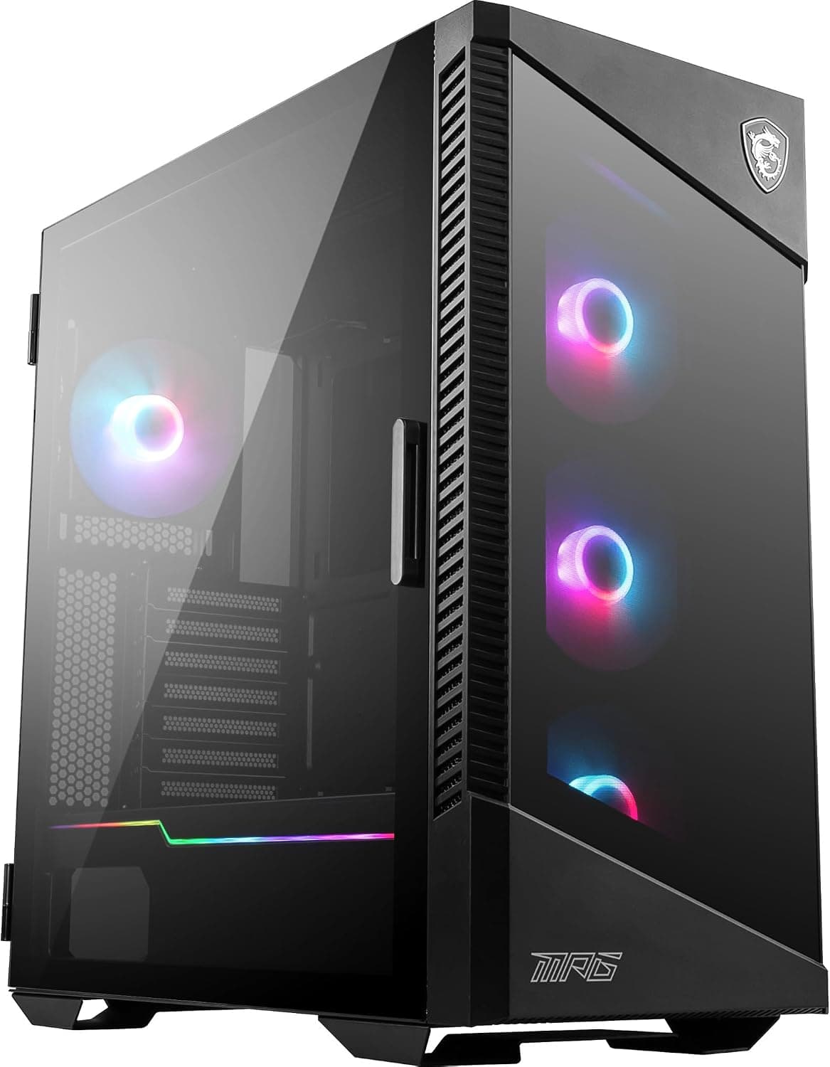 MPG VELOX 100R プレミアムゲーミングPCケース (ARGB照明