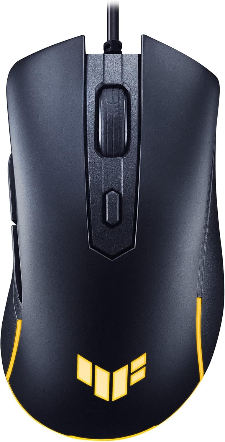 ASUS TUF Gaming M3 Gen II 有線USBゲーミングマウス - 右利き用人間工学 59g 軽量 8K DPI IP56防塵&防水