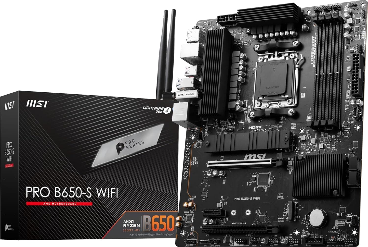MSI PRO B650-S WiFi ProSeries マザーボード (AMD Ryzen 9000