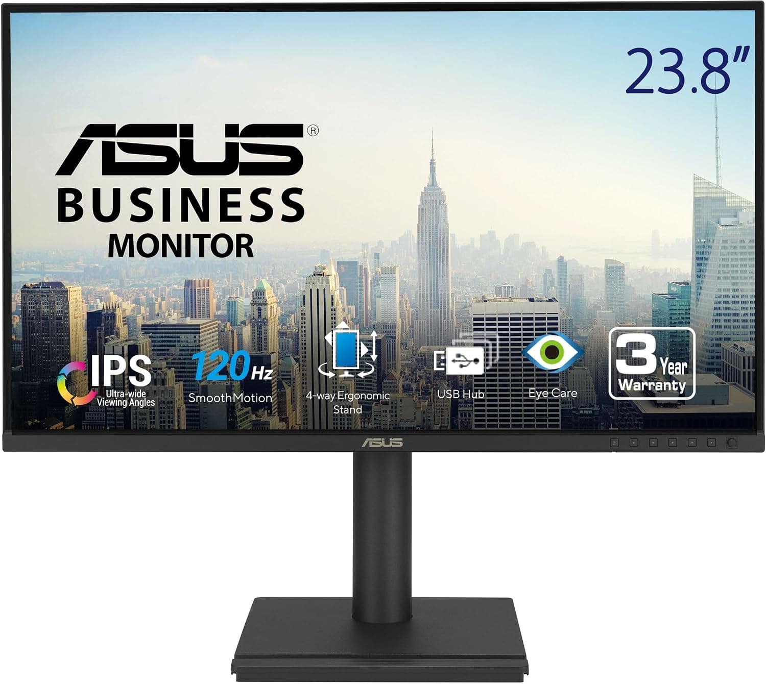 ASUS 61cm 1080P ビジネスモニター (BE249QG-R) 120Hz