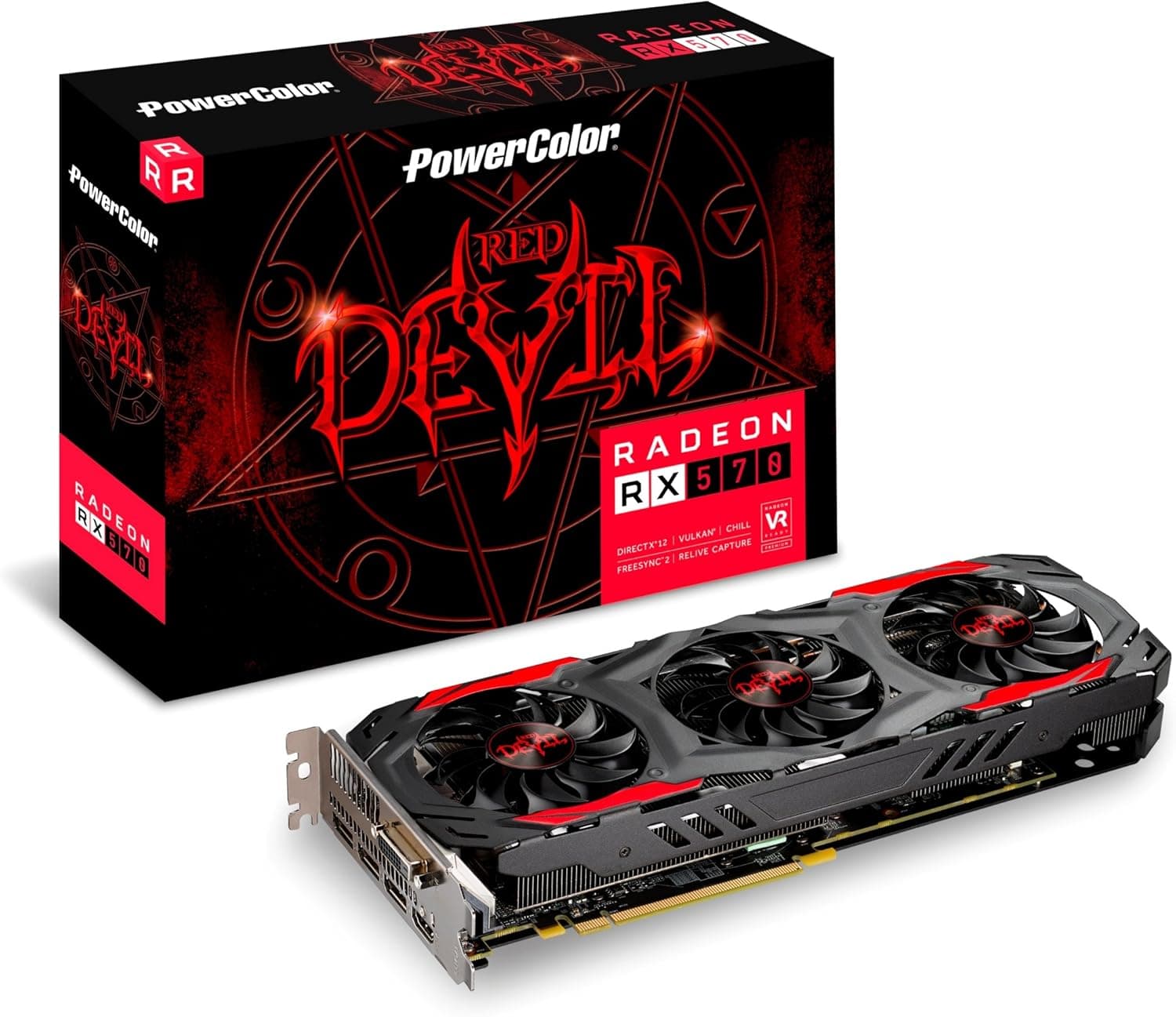 PowerColor ビデオカード AMD RADEON RX570搭載 AXRX 570 4GBD5-3DH