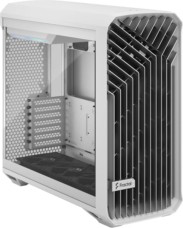 Fractal Design Torrent RGB ホワイト E-ATX 強化ガラスウィンドウ 高風量 ミッドタワー コンピューターケース