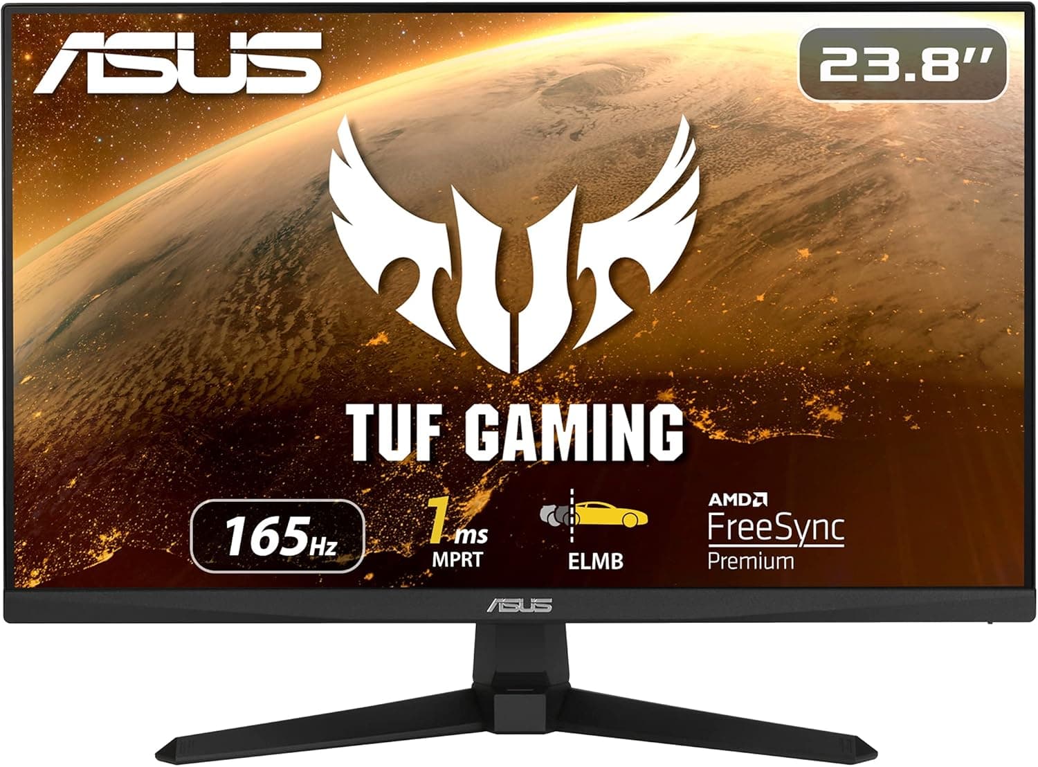 ASUS ゲーミングモニター TUF Gaming VG249Q1A-J 23.8インチ 165Hz IPS フルHD 1ms HDMI(x2) DisplayPort スピーカー