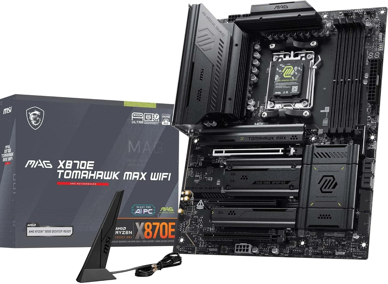 MSI MAG X870E TOMAHAWK MAX WIFI ATXマザーボード MB6976