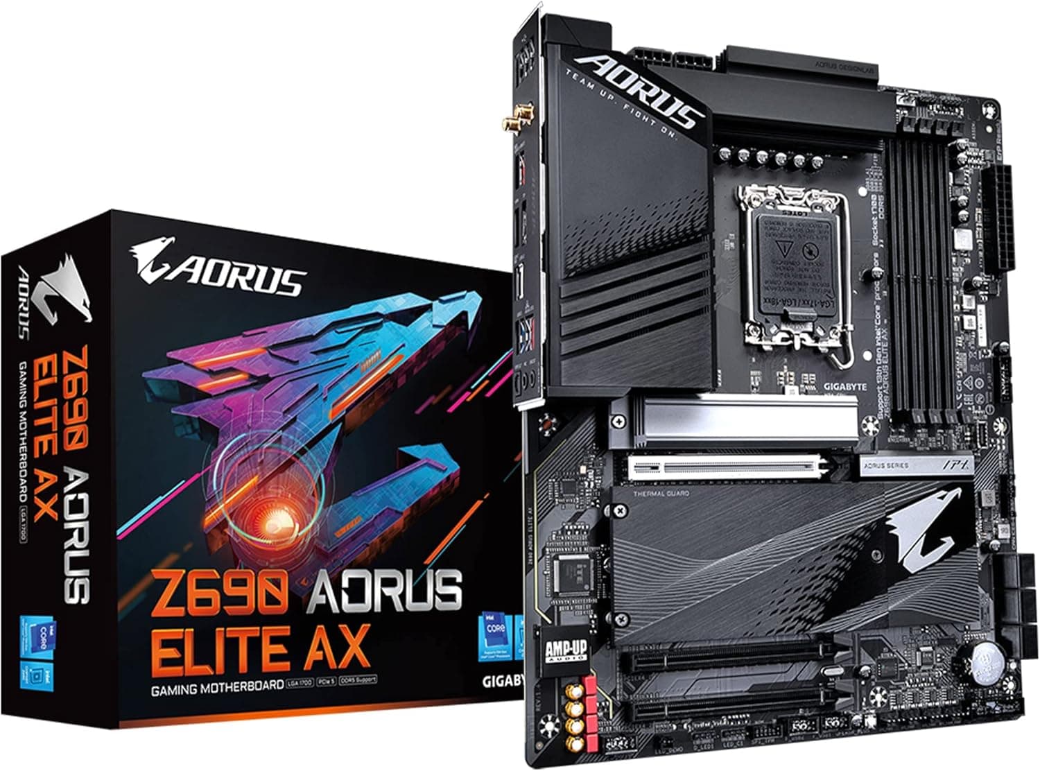 GIGABYTE Z690 AORUS ELITE AX Rev. 1.0 マザーボード ATX [Intel Z690チップセット搭載] MB5571