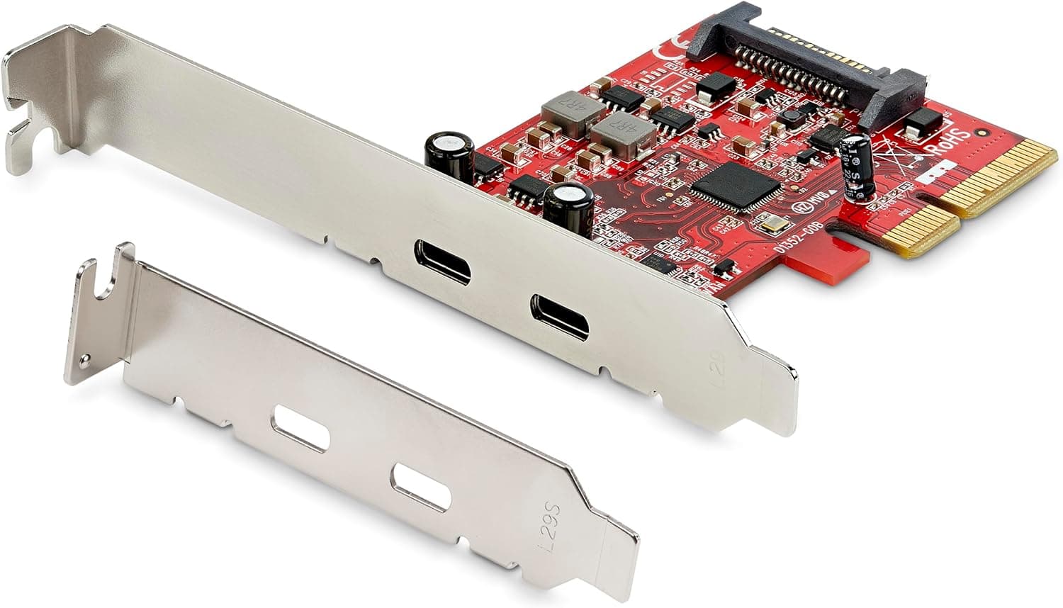 StarTech.com 2ポートUSB Type-C増設PCI Expressカード USB 3.1 Gen 2(10Gbps)準拠 PCIe Gen 3 x4対応 PEXUSB312C3 [並行輸入品]