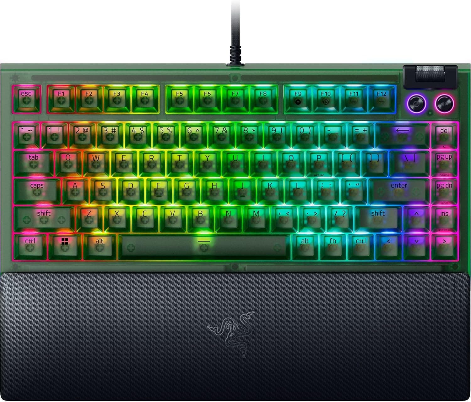 Razer BlackWidow V4 75%メカニカルゲーミングキーボード