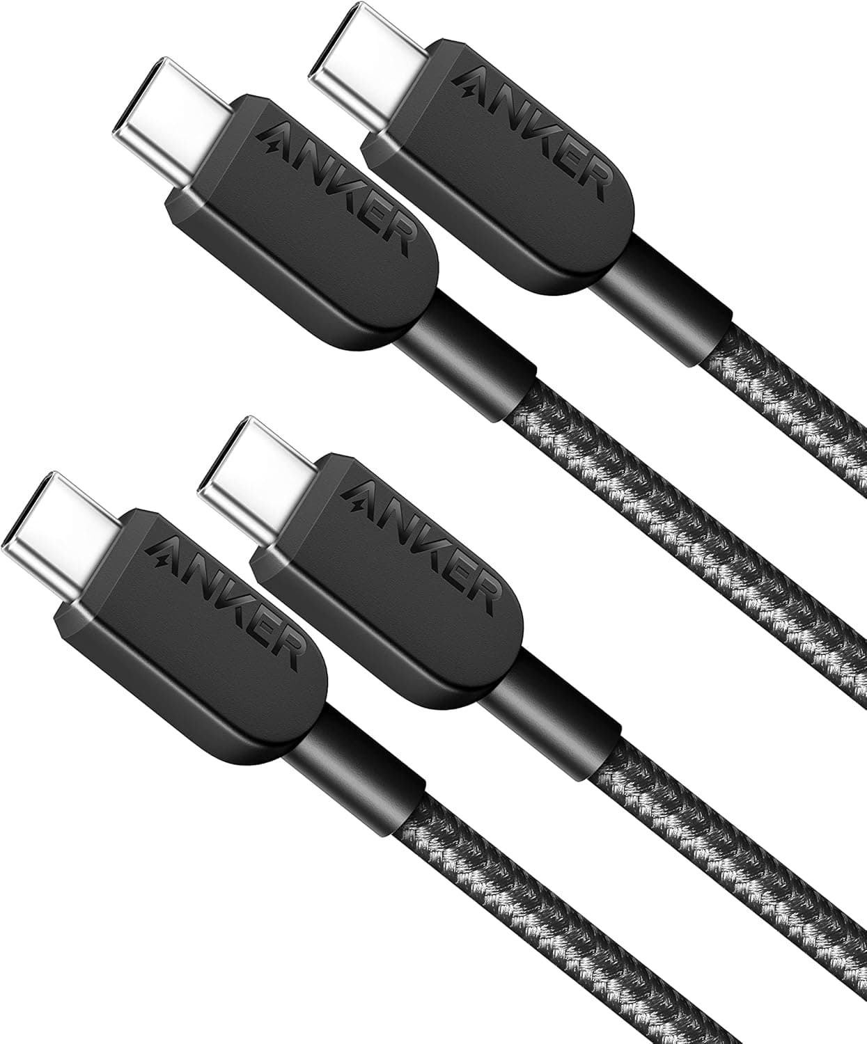 Anker 310 高耐久ナイロン USB-C & USB-C ケーブル 0.9m 2本セット