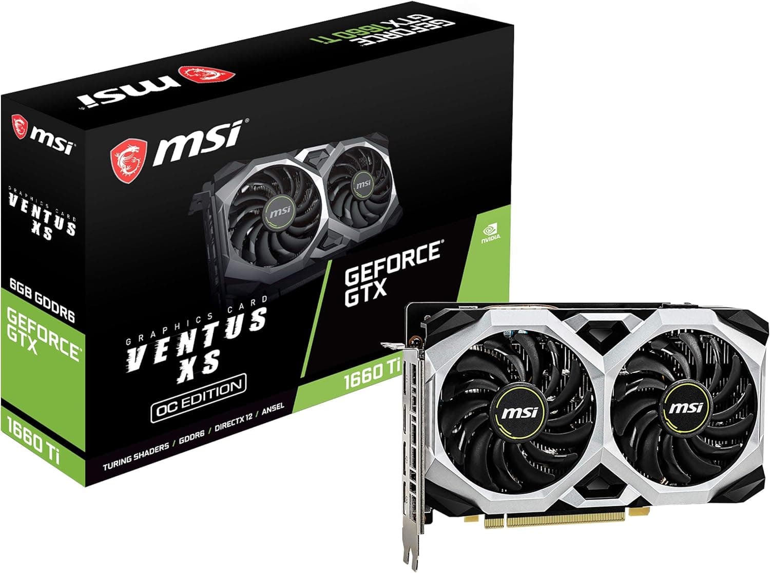 MSI GeForce GTX 1660 Ti VENTUS XS 6G OC 6GB