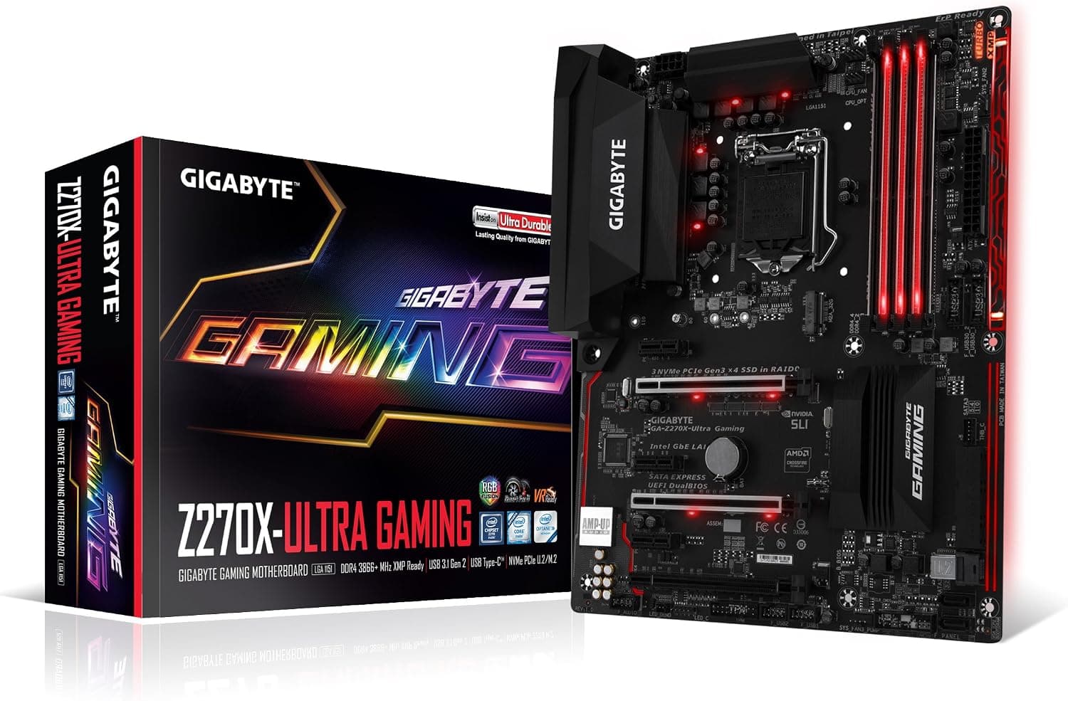 GIGABYTE GA-Z270X-Ultra Gaming マザーボード [Intel Z270チップセット搭載] MB3953