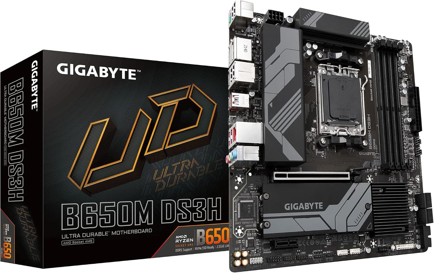 GIGABYTE B650M DS3H マザーボード Micro-ATX [AMD B650 チップセット搭載] MB5900