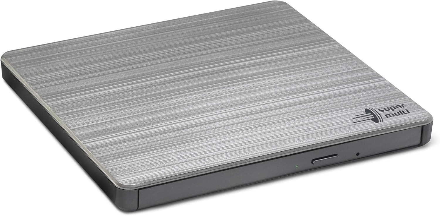 LG GP60NS60.AUAE12S 8x USB 2.0ポータブルスリムDVD-RW - シルバー