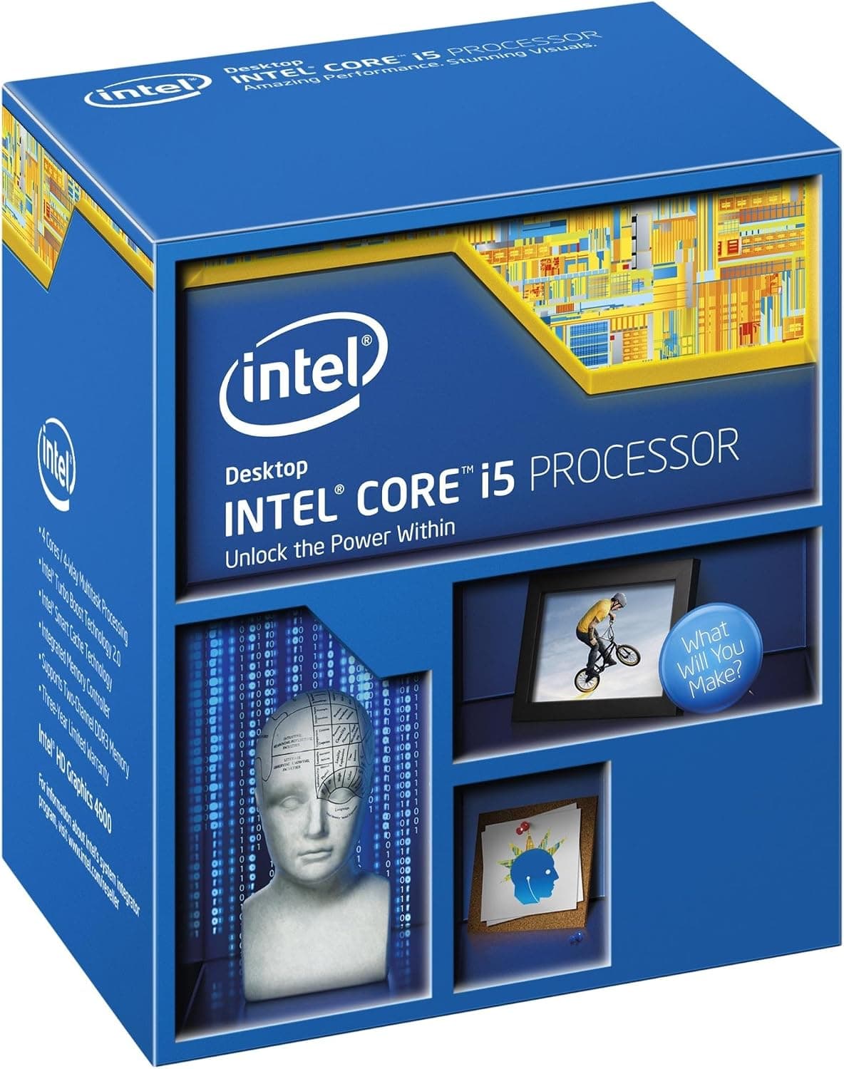 Intel CPU Core i5 4670K 3.40GHz 6Mキャッシュ LGA1150 Haswell UnLocked BX80646I54670K 【BOX】
