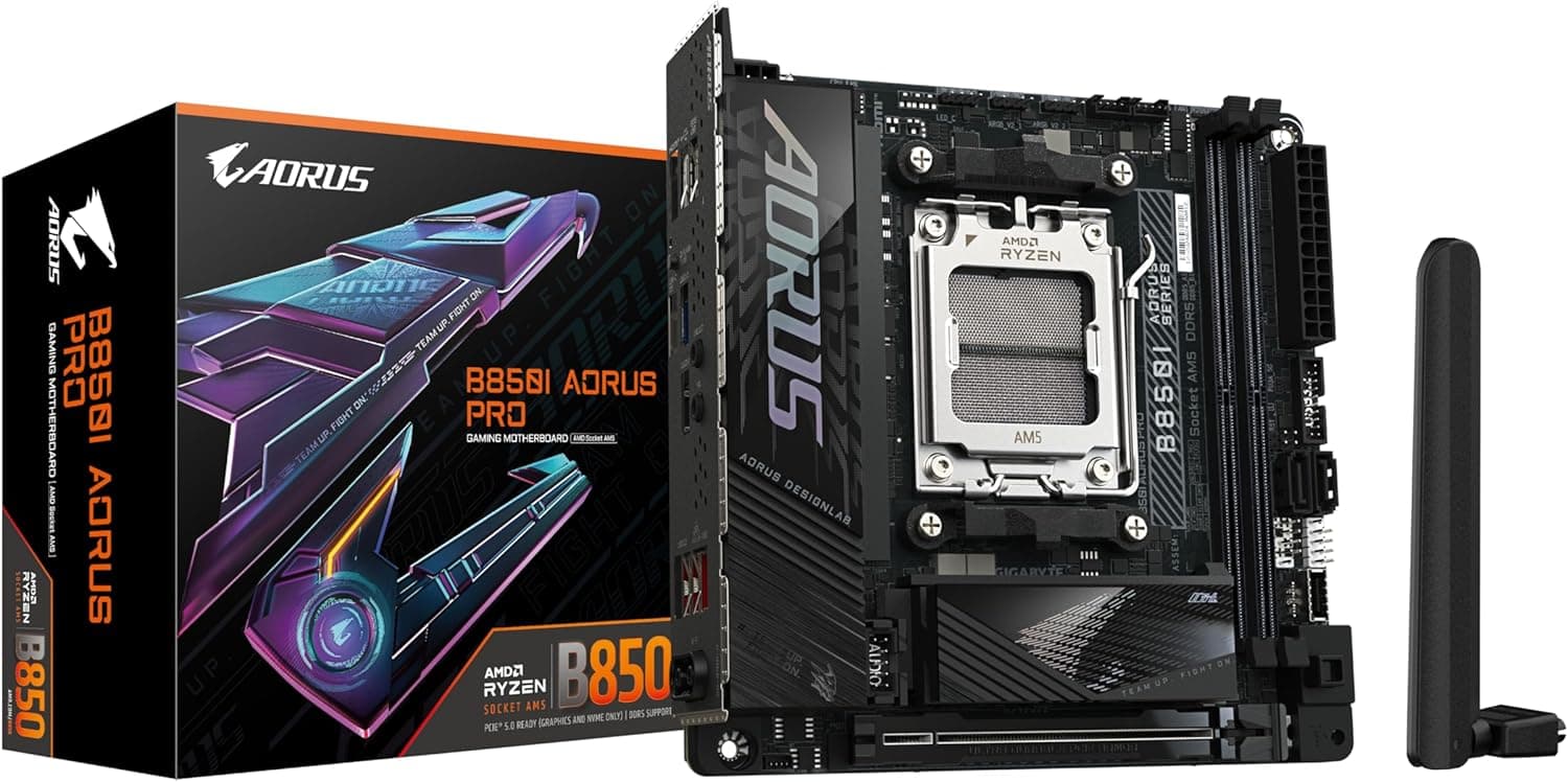 GIGABYTE B850I AORUS PROマザーボード - AMD Ryzen 9000シリーズCPU