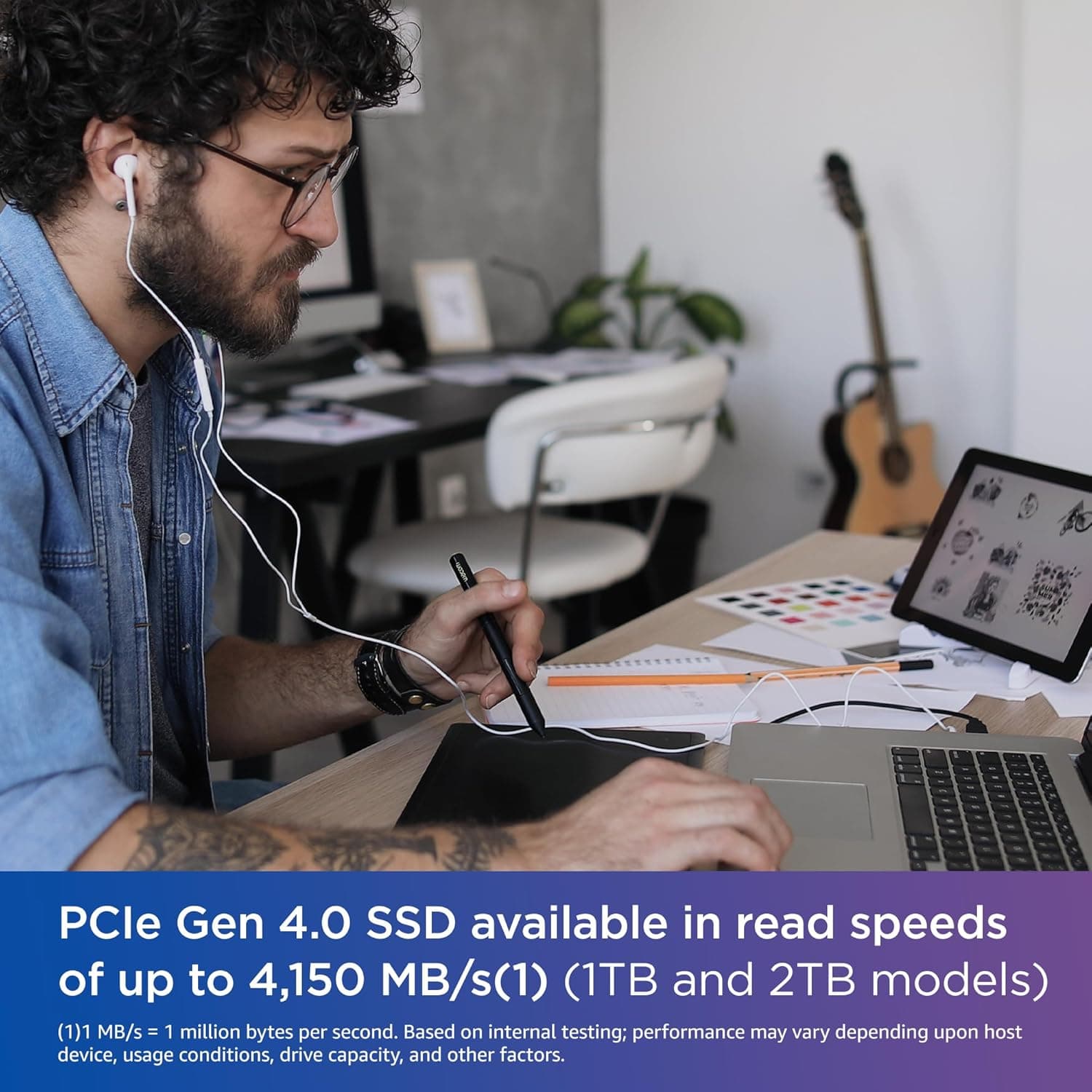 ウエスタンデジタル WD Blue SN580 NVMe SSD 2TB M.2 PCIe Gen4