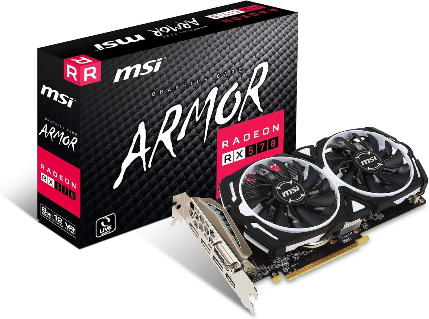 MSI Radeon RX 570 ARMOR 8G グラフィックスボード VD6851