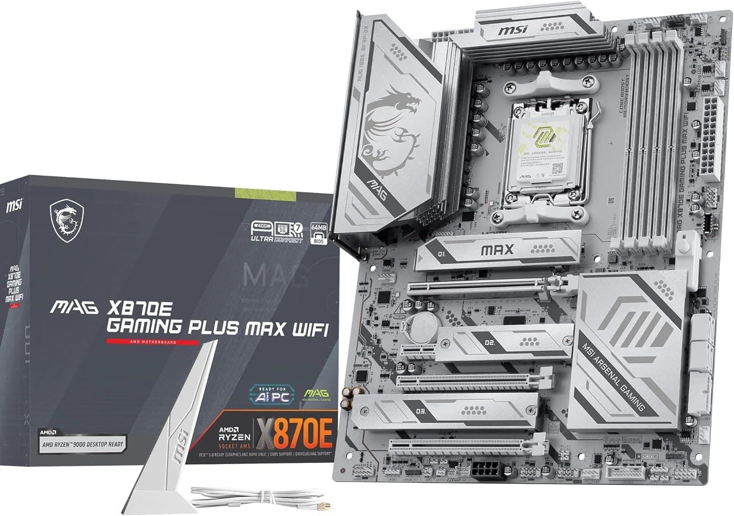 MSI MAG X870E Gaming Plus MAX WiFiマザーボード