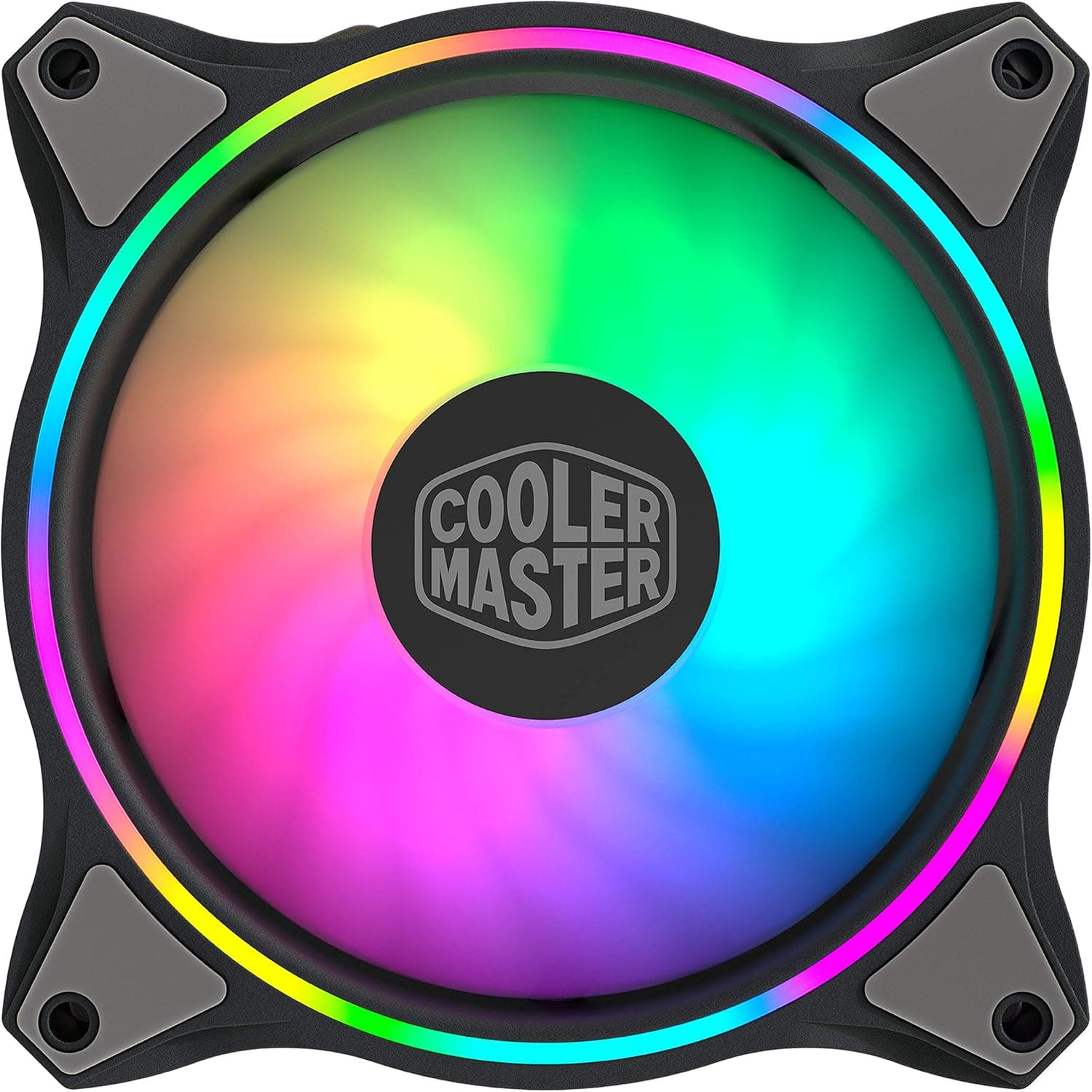 Cooler Master MasterFan MF120 Halo PCケースファン RGB搭載シングルファンデュアルループ MFL-B2DN-18NPA-R1 FN1367