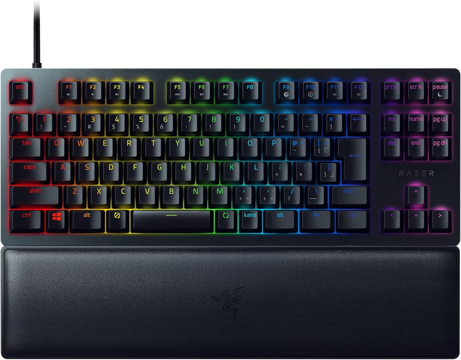 Razer Huntsman V2 Tenkeyless — 日本語配列 光学リニアスイッチ テンキーレス ゲーミングキーボード