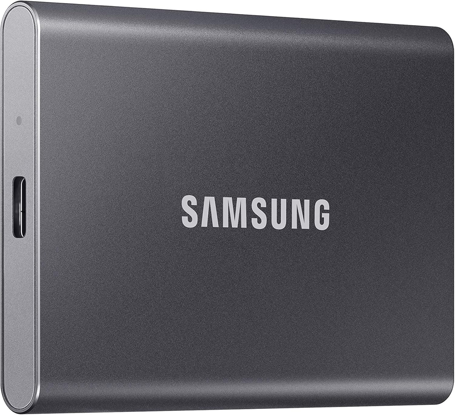 SAMSUNG (サムスン) SSD T7 ポータブル外付けソリッドステートドライブ 1TB 最大1