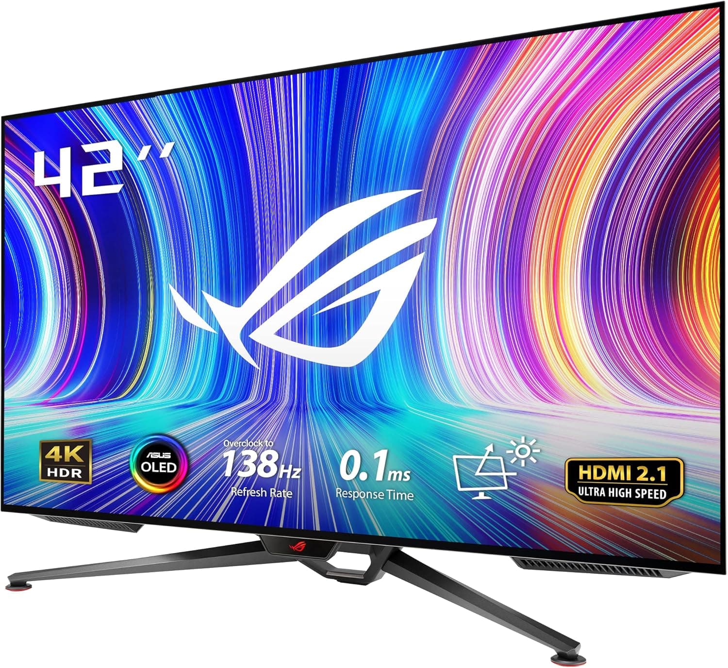 ASUS 有機EL 4K ゲーミングモニター ROG Swift OLED PG42UQ 41.5インチ
