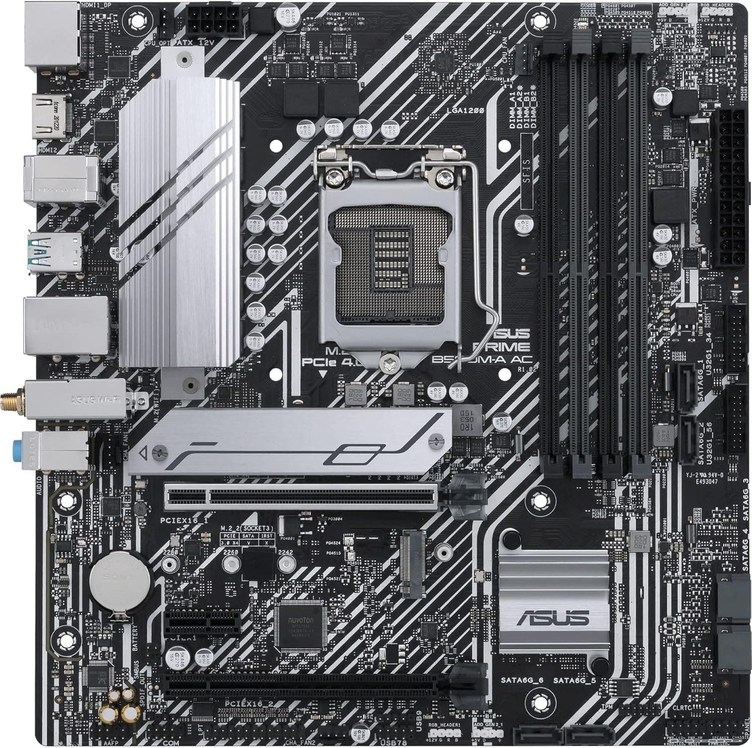ASUS Prime B560M-A AC Intel B560 (LGA1200) mATXマザーボード