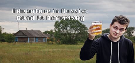 Adventure in Russia: Road to Harvetsky - ピクセルアートのビジュアルノベル