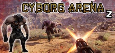 Cyborg Arena 2: ミニガンを手にサイボーグ軍団を殲滅するアクションゲーム