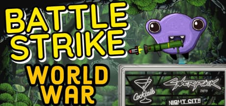 バトルストライクワールドウォー:8人オンライン対戦可能な2Dプラットフォーム格闘
