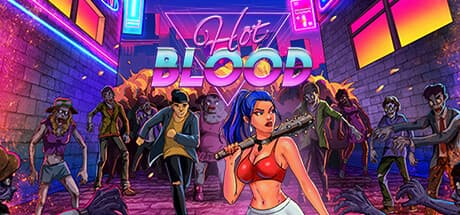 Hot Blood: 80年代・90年代風ゾンビ格闘アクション!