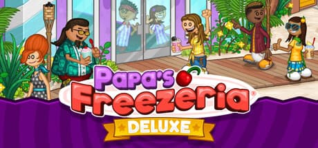 Papa's Freezeria Deluxe: Craft Delicious Sundaes on Calypso Island!