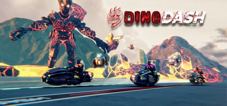 DinoDash: Futuristic Dinosaur Combat Racing