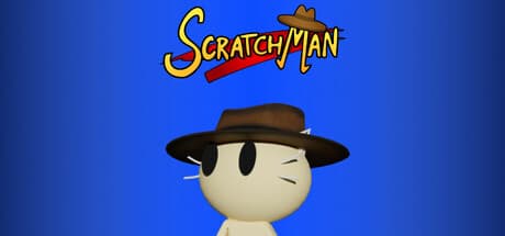 Scratch Man: 列車で悪のリスと戦う猫ヒーローの2.5D障害物回避ゲーム