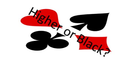 Higher or Black: The Simple Card Guessing Game