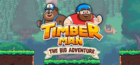 Timberman: The Big Adventure:森を救う16ビットアクション