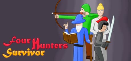 Four Hunters Survivor: 個性豊かなハンターで敵の大群を生き延びろ