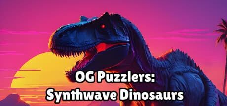 OG Puzzlers: Synthwave Dinosaurs レトロパズルアドベンチャー