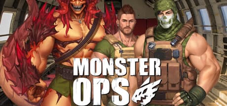 Monster Ops: モンスターを狩る軍事部隊でのゲイビジュアルノベル恋愛シミュレーション
