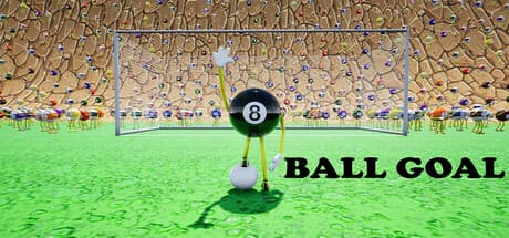 8 Ball Goal: Kick the White Ball to Score!