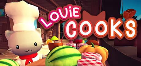 Louie Cooks: かわいい猫シェフのユニークな料理防衛アドベンチャー